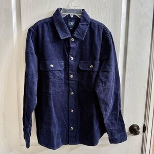 GAP Dark Blue Corduroy Shirt